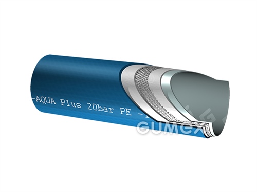 PROFILINE-AQUA PLUS, 13/20mm, 16bar, PE-HD/PE-LD, (KTW-Zertifikat), -15°C/+50°C, blau, 
